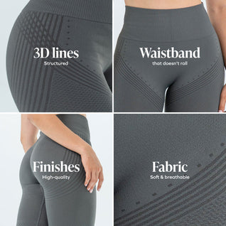 3D Legging | Dark Grey