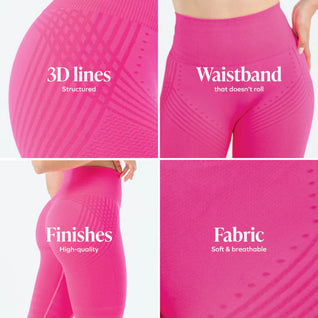 3D Legging | Pink