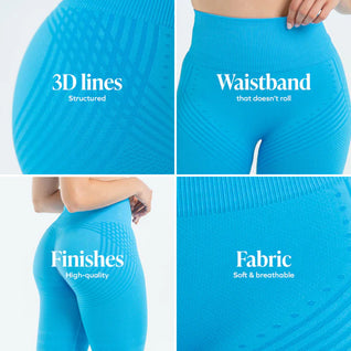 3D Legging | Blue